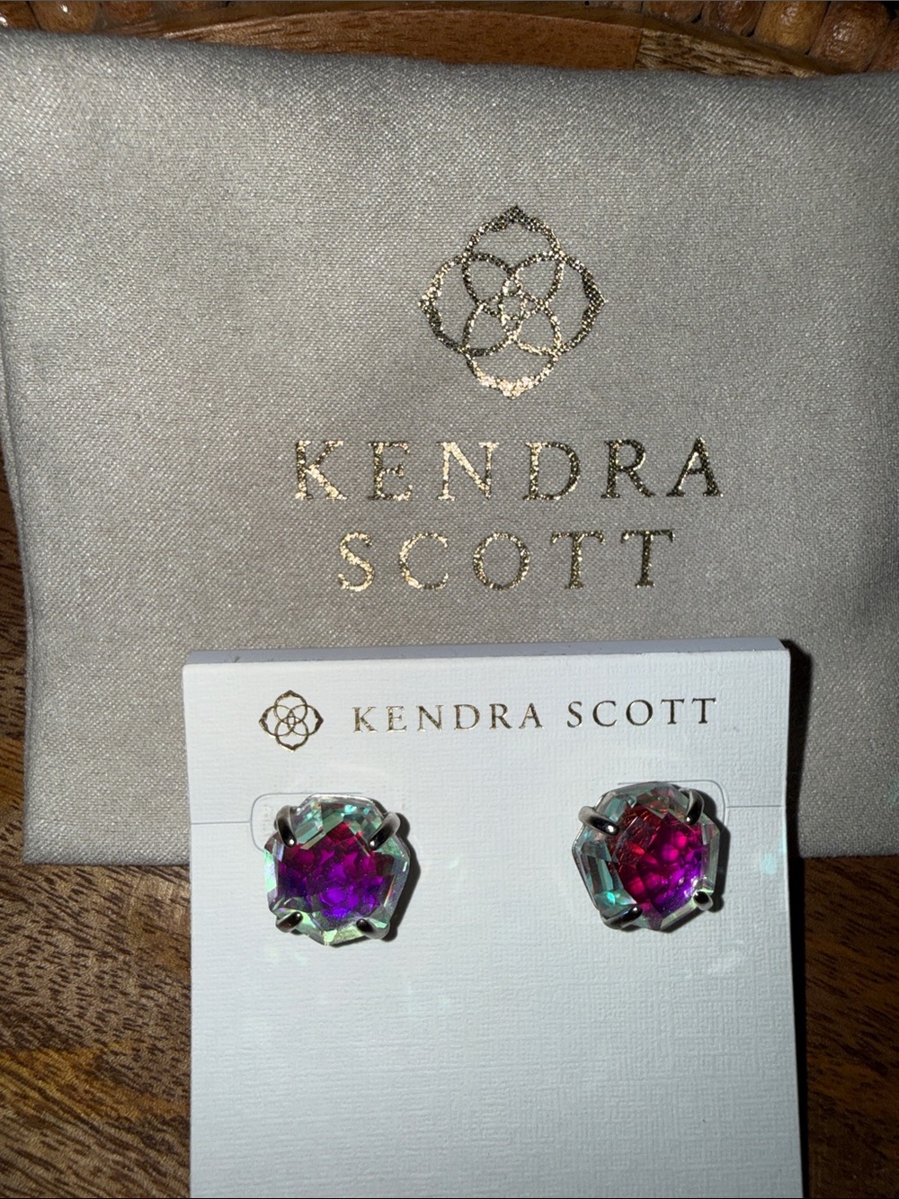 Kendra Scott Iridescent Morgan Stud Earrings